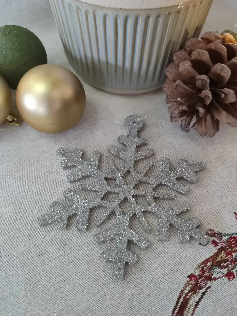 Snowflake Ornament (Small, Gold)