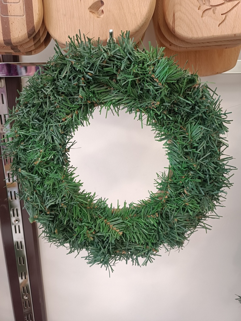 Green Pine Wreath Base (Small)