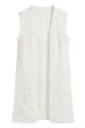 Embroidered Cross Christening Cape