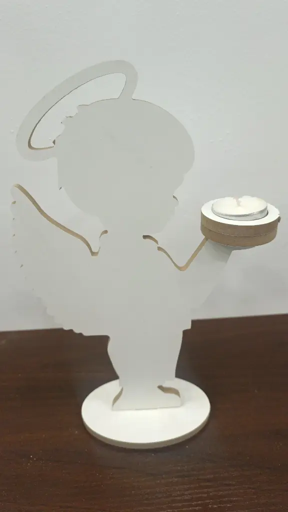 [121] Angel candle holder (boy) 