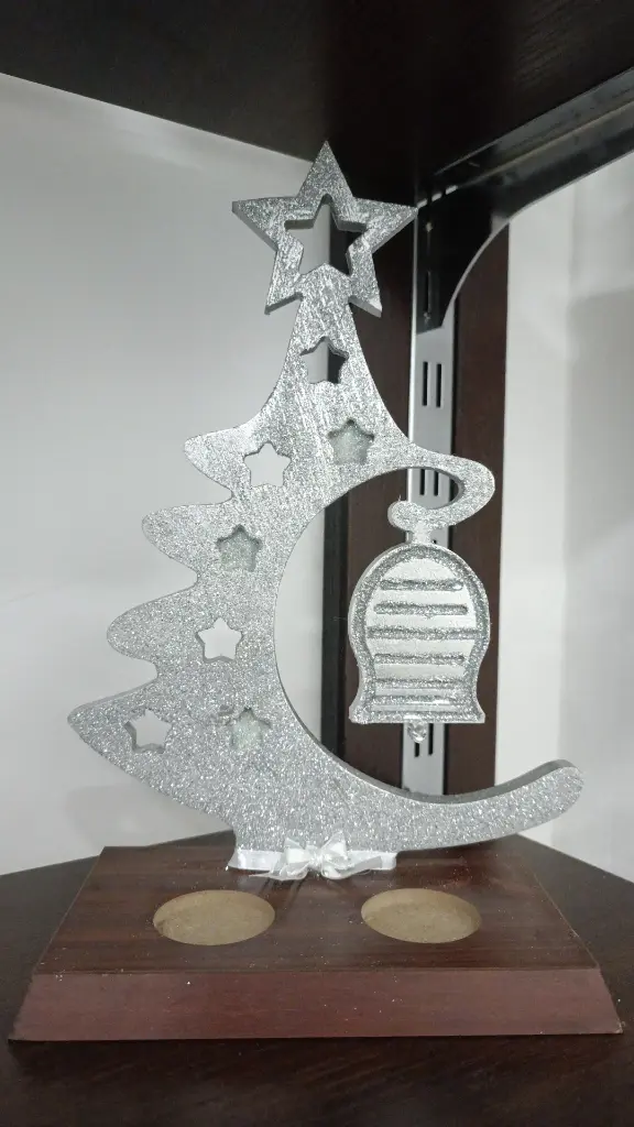 Small silver Tree with a bell 