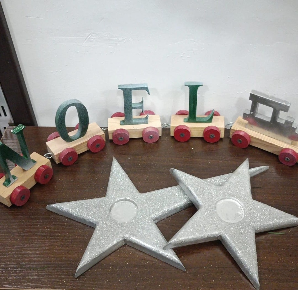 [Christmas season] Twin silver stars 