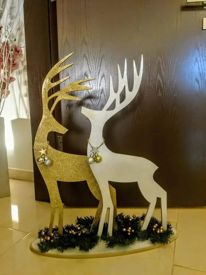 Christmas Reindeer Stand