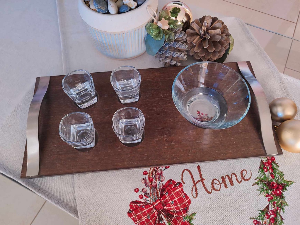 Christmas Liquor Tray