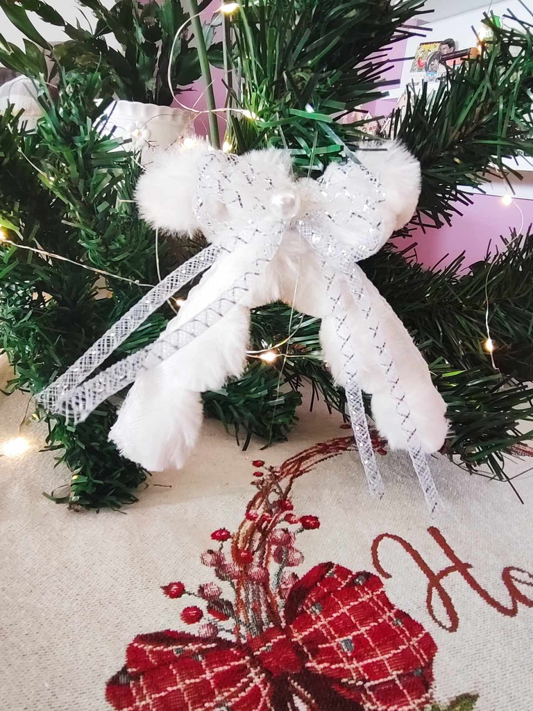 Christmas Fur Bow