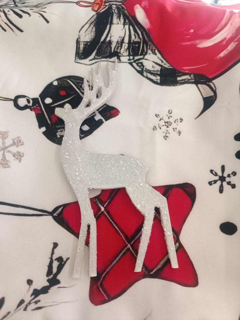 1 piece white deer