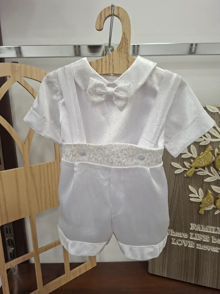 [Apparel] Baptism Satin suit 
