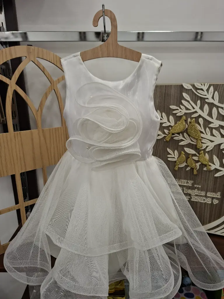 Baptism white dress 