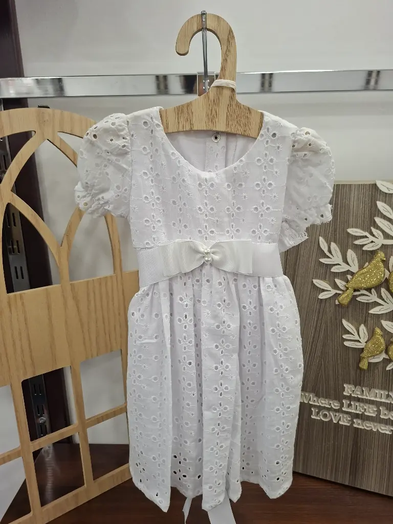 [333] White dress for baptism 