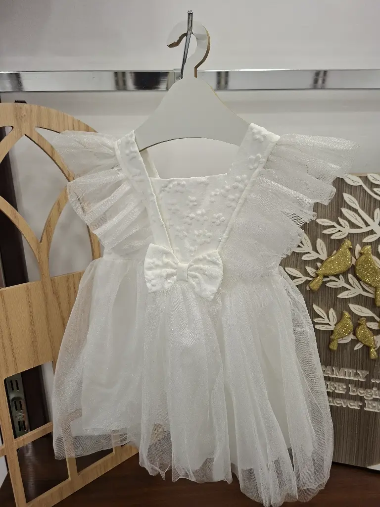 White satin mini dress 