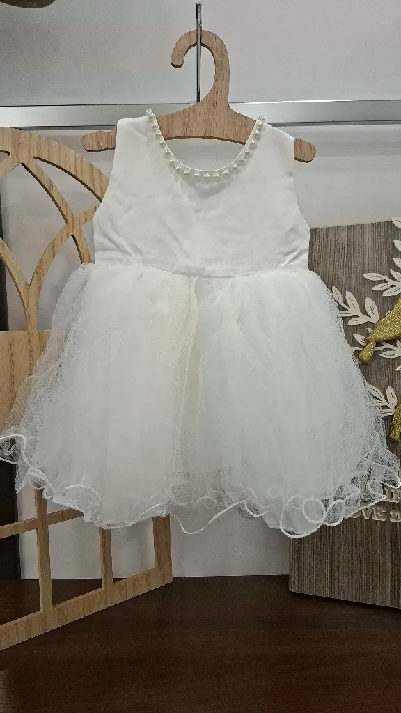 White dress for a baby 