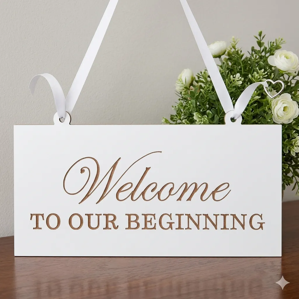 Welcome to our beginning sign 