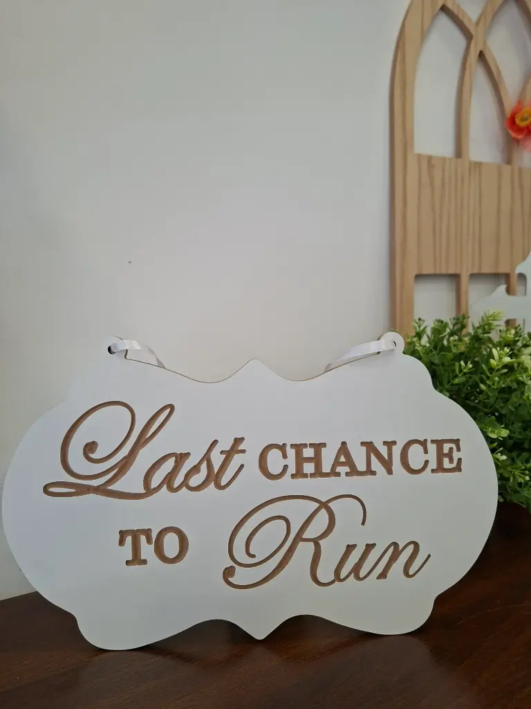 Last chance to run 