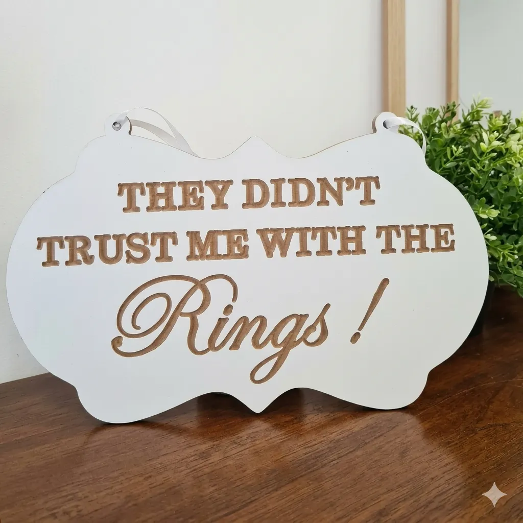 They didn't trust me with the rings 