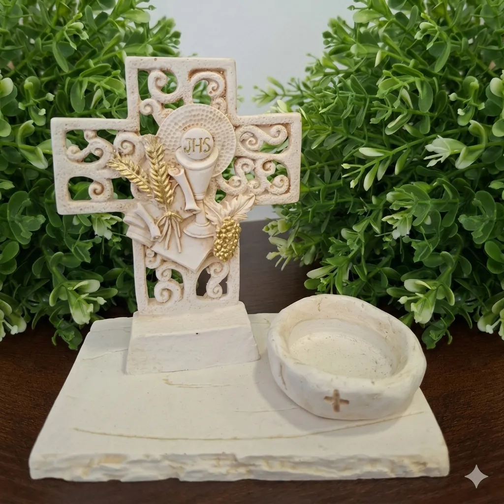 Cross resin plaque 