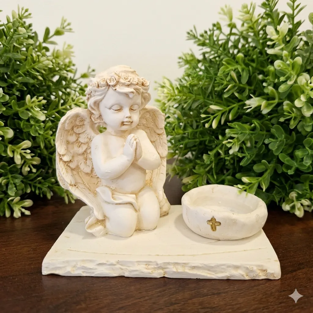 Angel resin plaque 