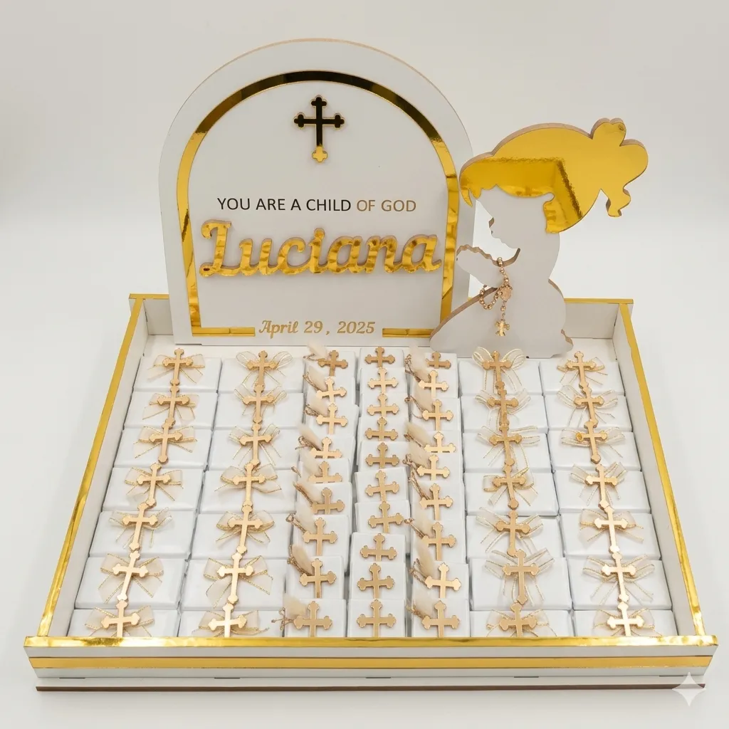 [Giveaway & Keepsakes] Personalized Baptism Favor Tray