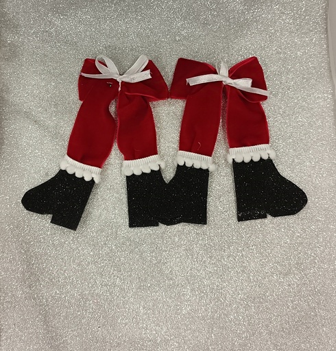 [186] Santa Velvet Bow