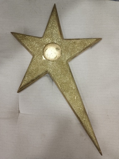 [193] Single star holder (gold) 