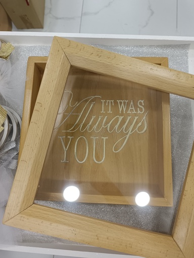 [210] Customized wood box 