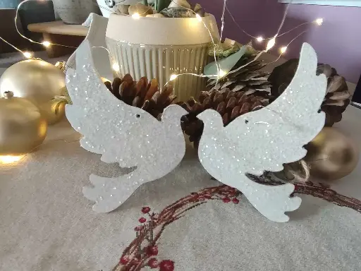 [217] White Dove Ornament