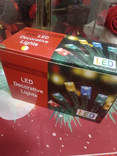 [253] 200 LED decorative lights (White)