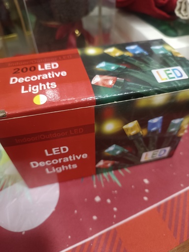 [254] 200 LED decorative lights (Gold)