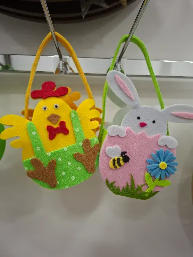 [320] Animal shaped egg hunt basket