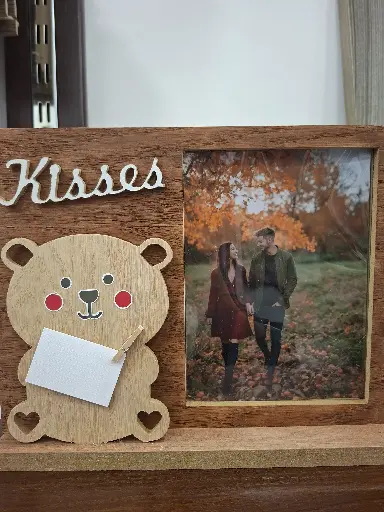 [324] Customised "kisses" photo frame 