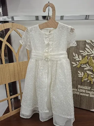 [342] White baptism dress 